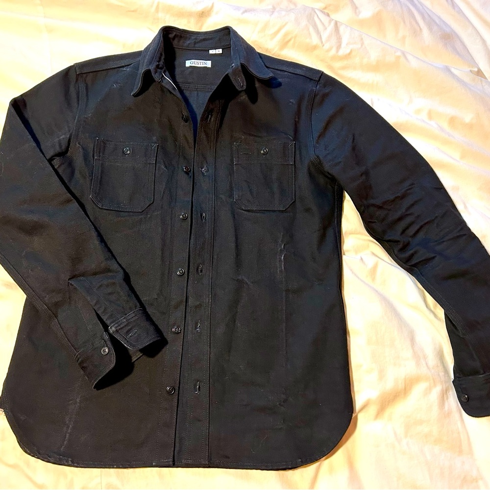Gustin Cone Mills selvedge denim work shirt - Slim Large